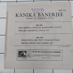 Kanika Banerjee - Song of Rabindra Nath (45-RPM)