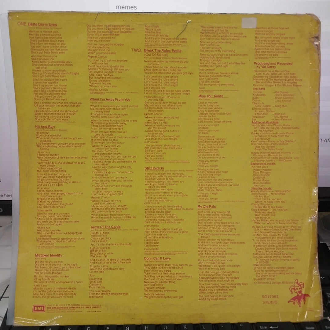 Kim Carnes - Mistaken Identity (Vinyl)