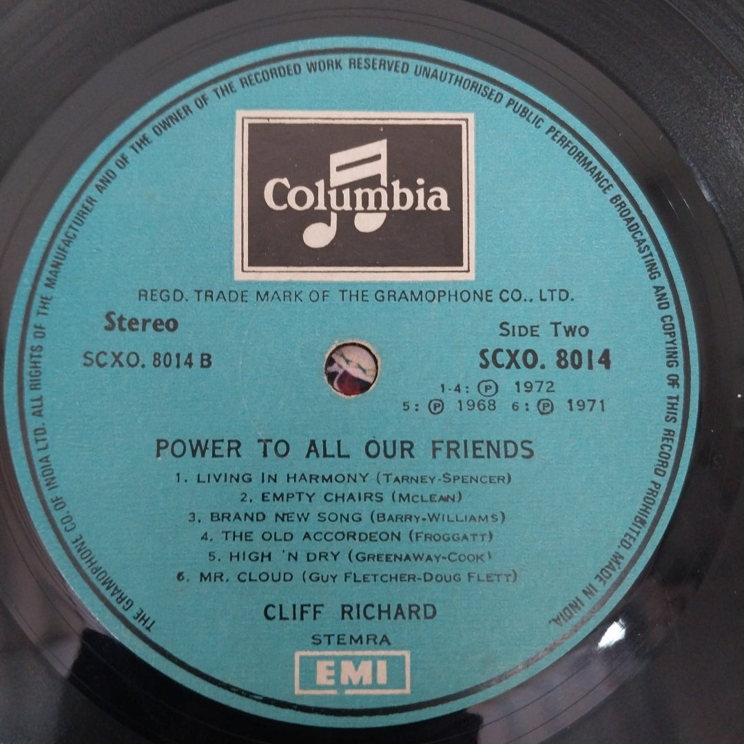 Cliff Richard - Power To All Our Friends (Vinyl)