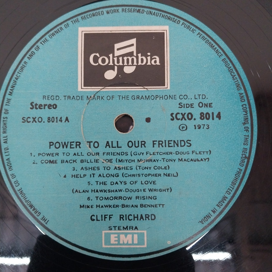 Cliff Richard - Power To All Our Friends (Vinyl)