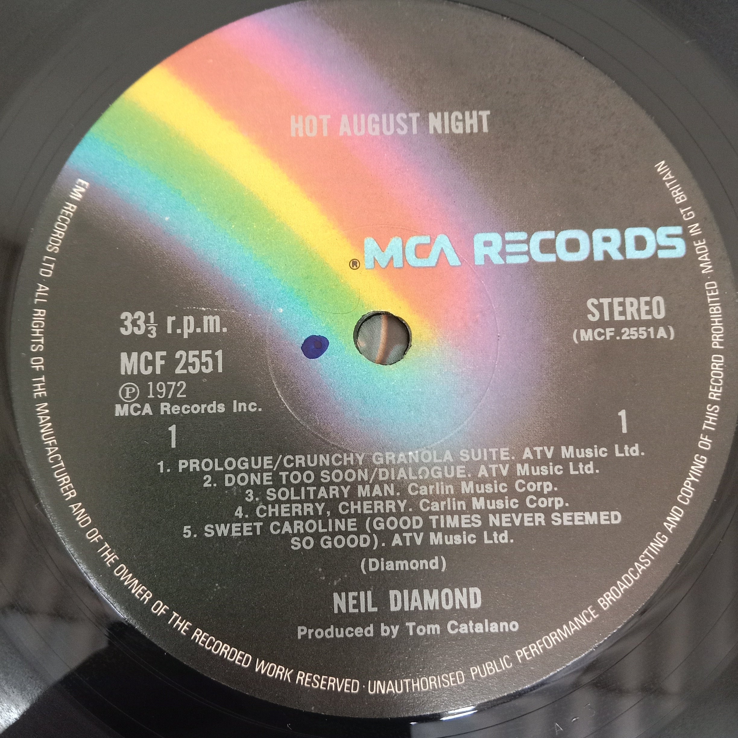 Neil Diamond - Hot August Night (Vinyl) (2)