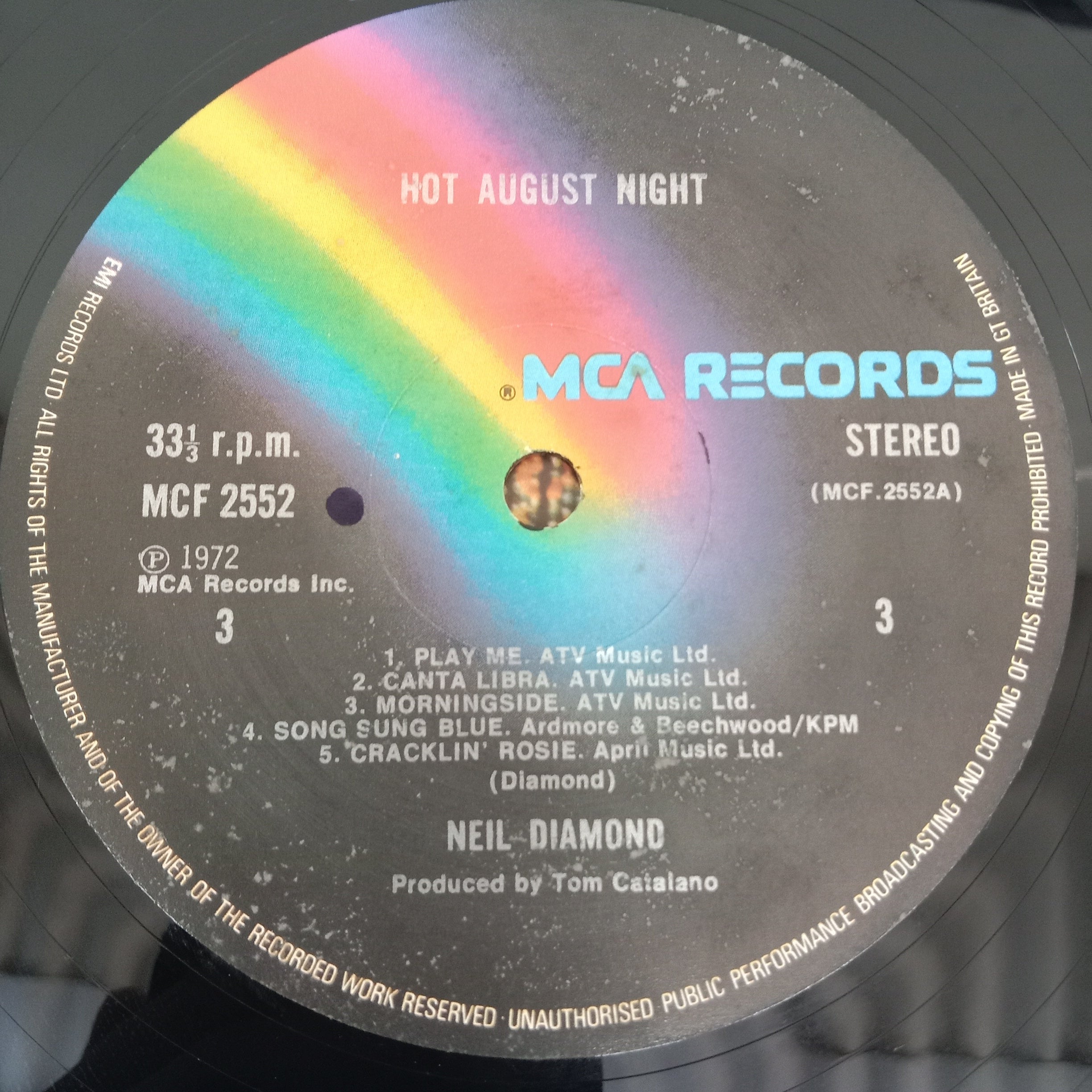 Neil Diamond - Hot August Night (Vinyl) (2)