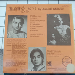 Ananda Shankar - Missing You (Vinyl)