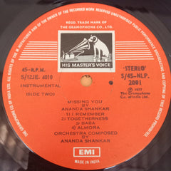 Ananda Shankar - Missing You (Vinyl)
