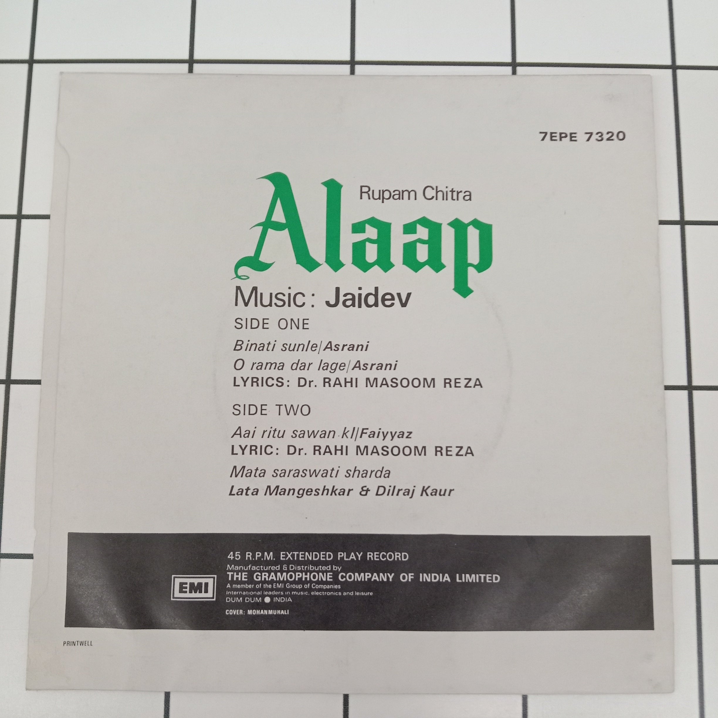 Jaidev - Alap (45-RPM)