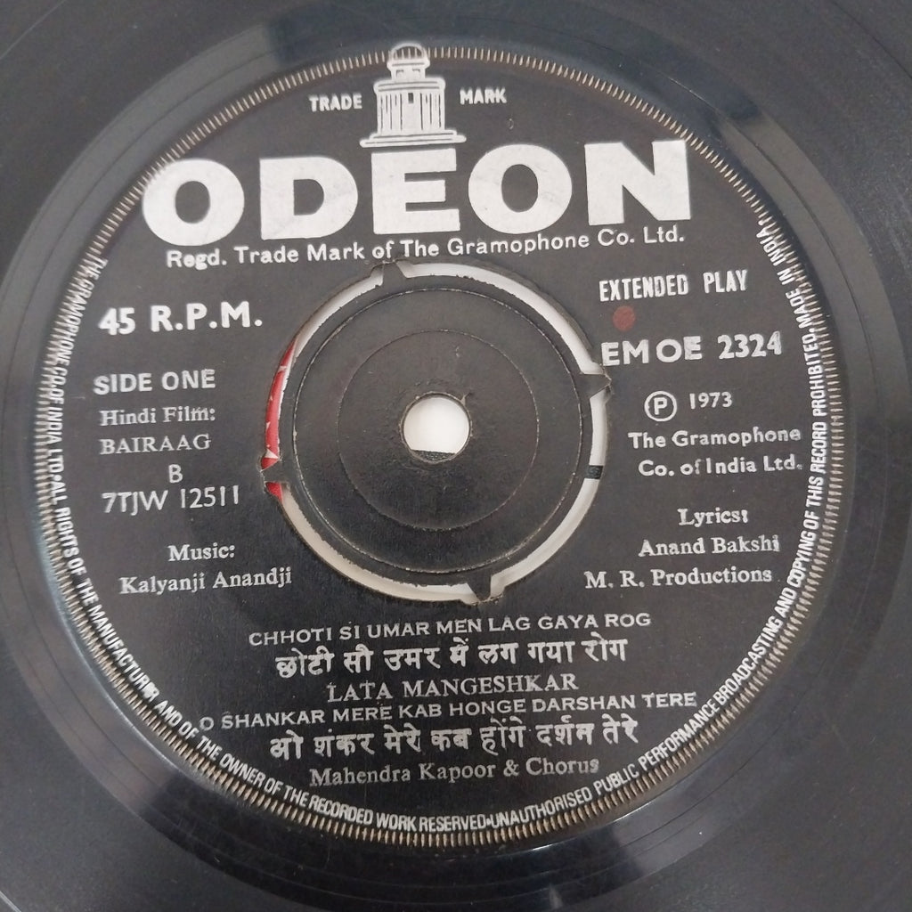 Kalyanji-Anandji - Bairaag (45-RPM)