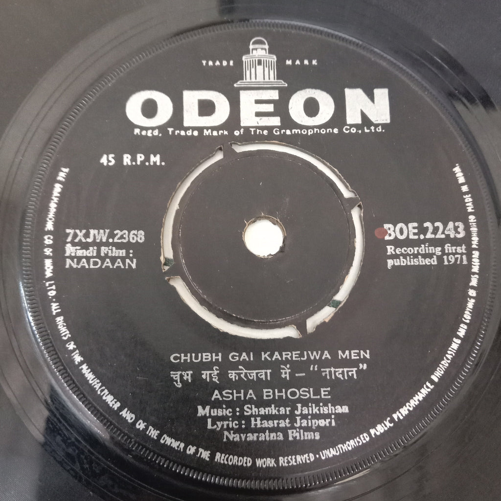 Shankar Jaikishan - Nadaan (45-RPM)