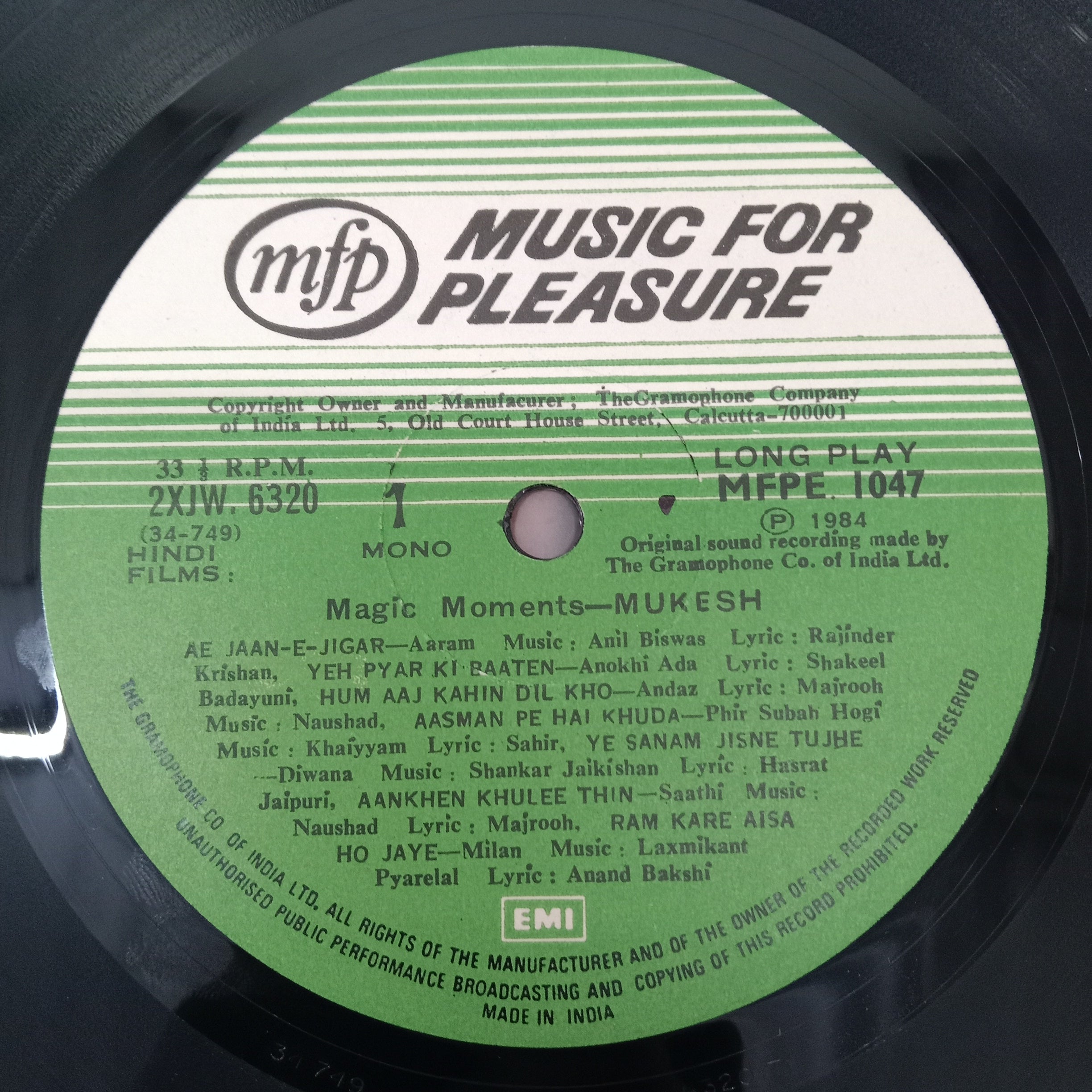 Mukesh - Magic Moments  (Vinyl)