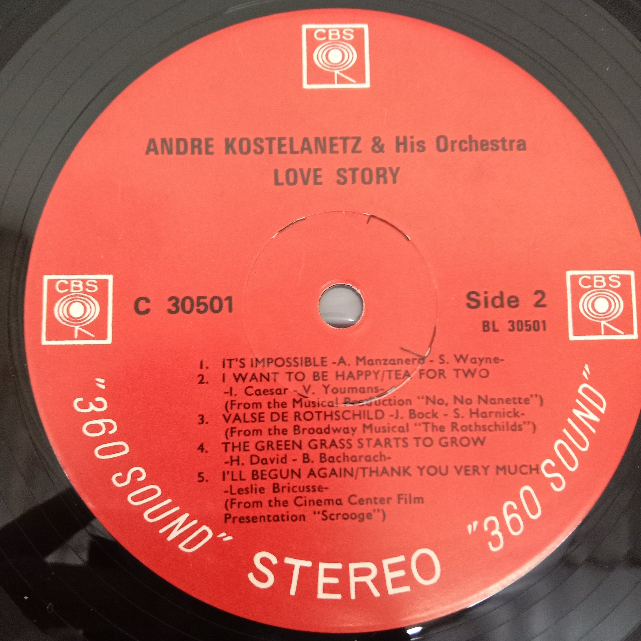 André Kostelanetz And His Orchestra - Love Story (Vinyl)