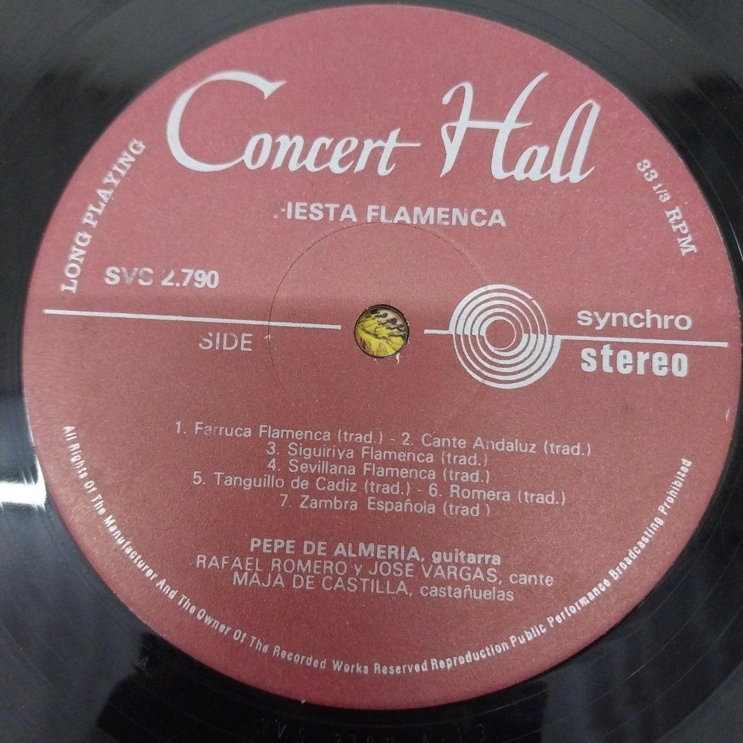 Pepe De Almeria, Rafael Romero, Jose Vargas, Maja De Castilla - Fiesta Flamenca (Vinyl)