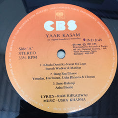 Usha Khanna - Yaar Kasam  (Vinyl)