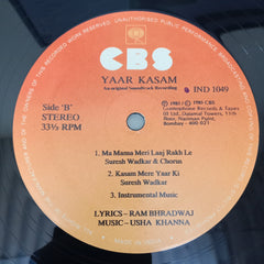 Usha Khanna - Yaar Kasam  (Vinyl)