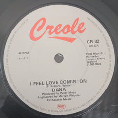 Dana  - I feel love comin on (45-RPM)