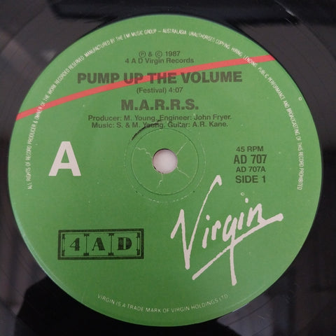M|A|R|R|S - Pump Up The Volume (45-RPM)