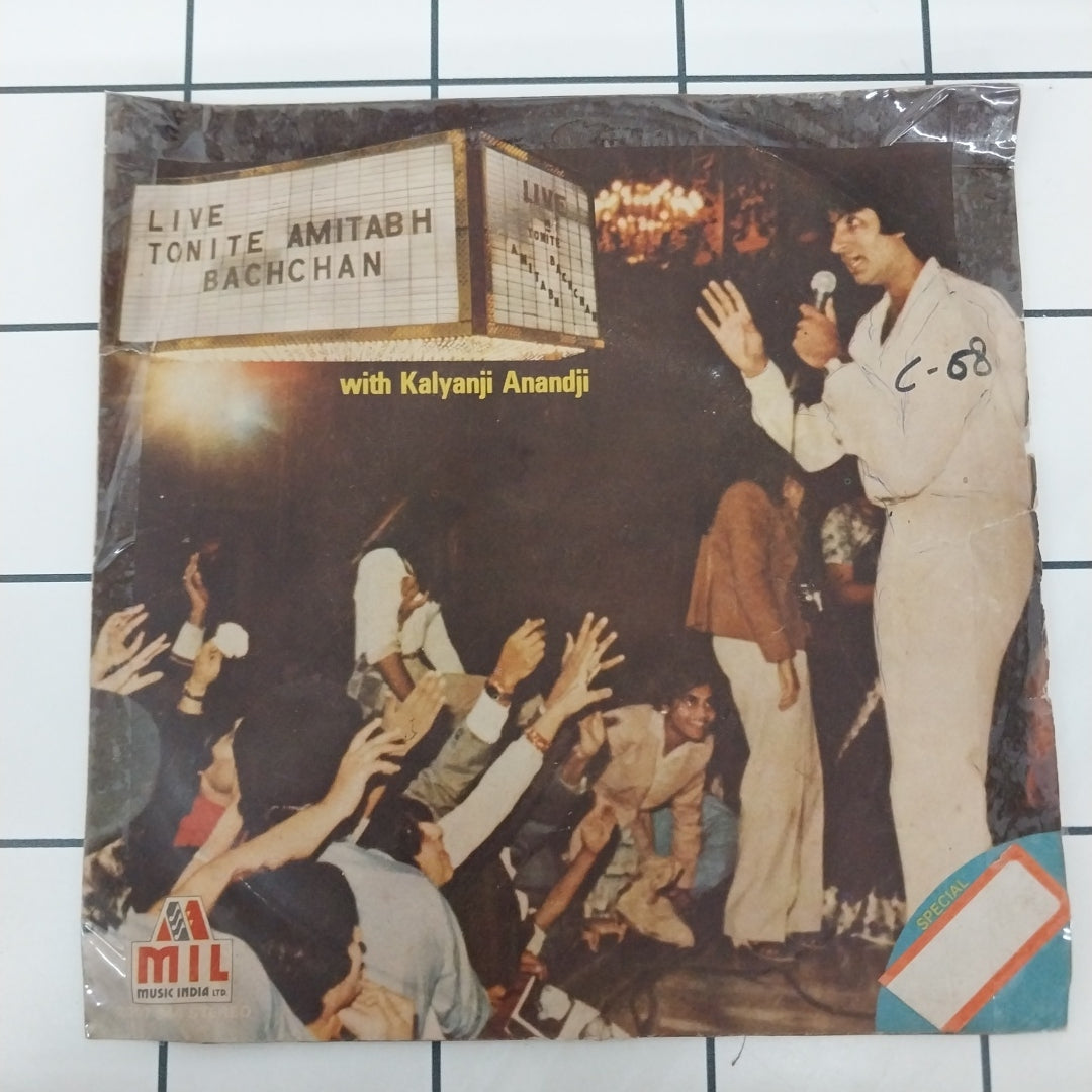 Amitabh Bachchan with Kalyanji-Anandji - Live Tonite Amitabh Bachchan (45-RPM)