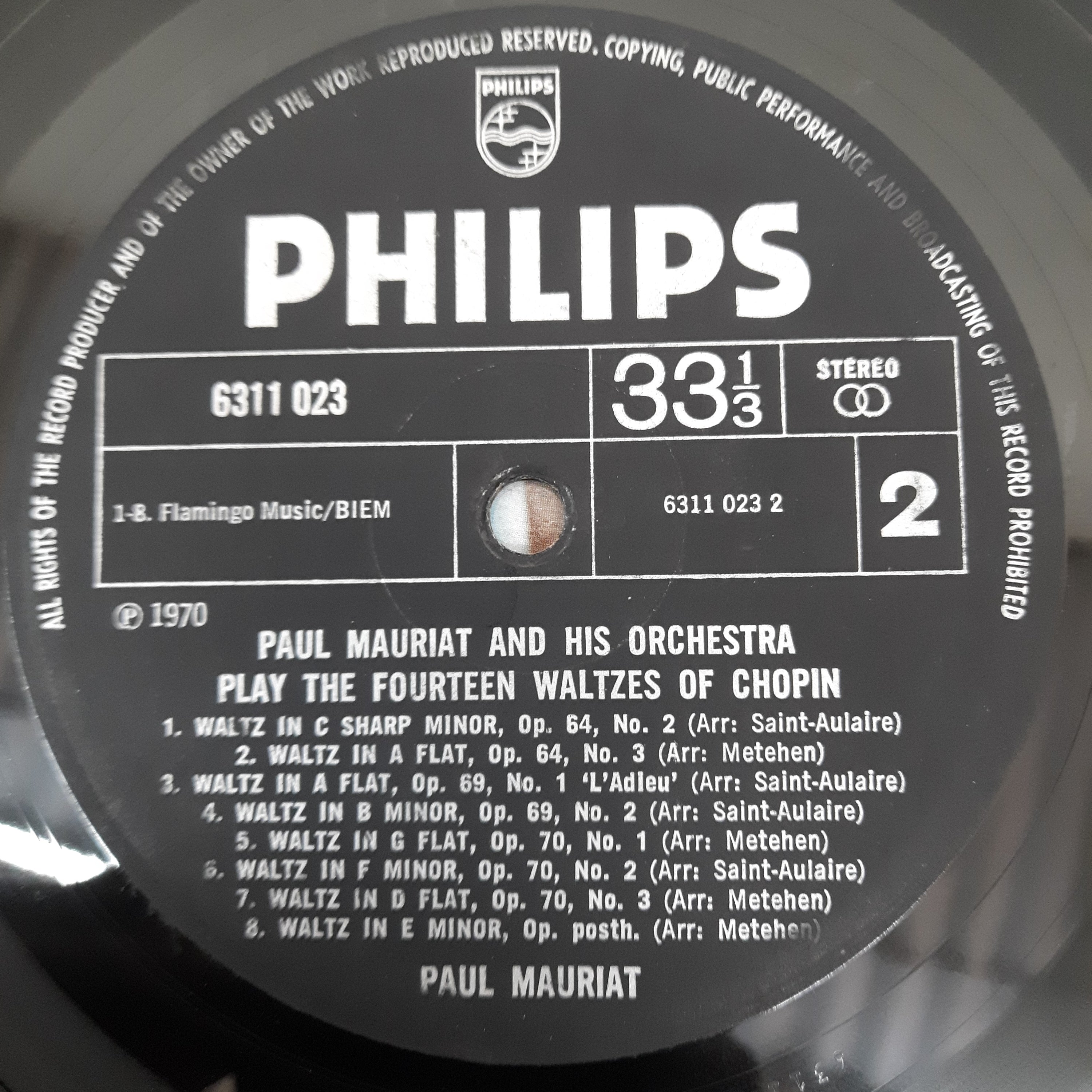 Paul Mauriat - Chopin  (Vinyl)