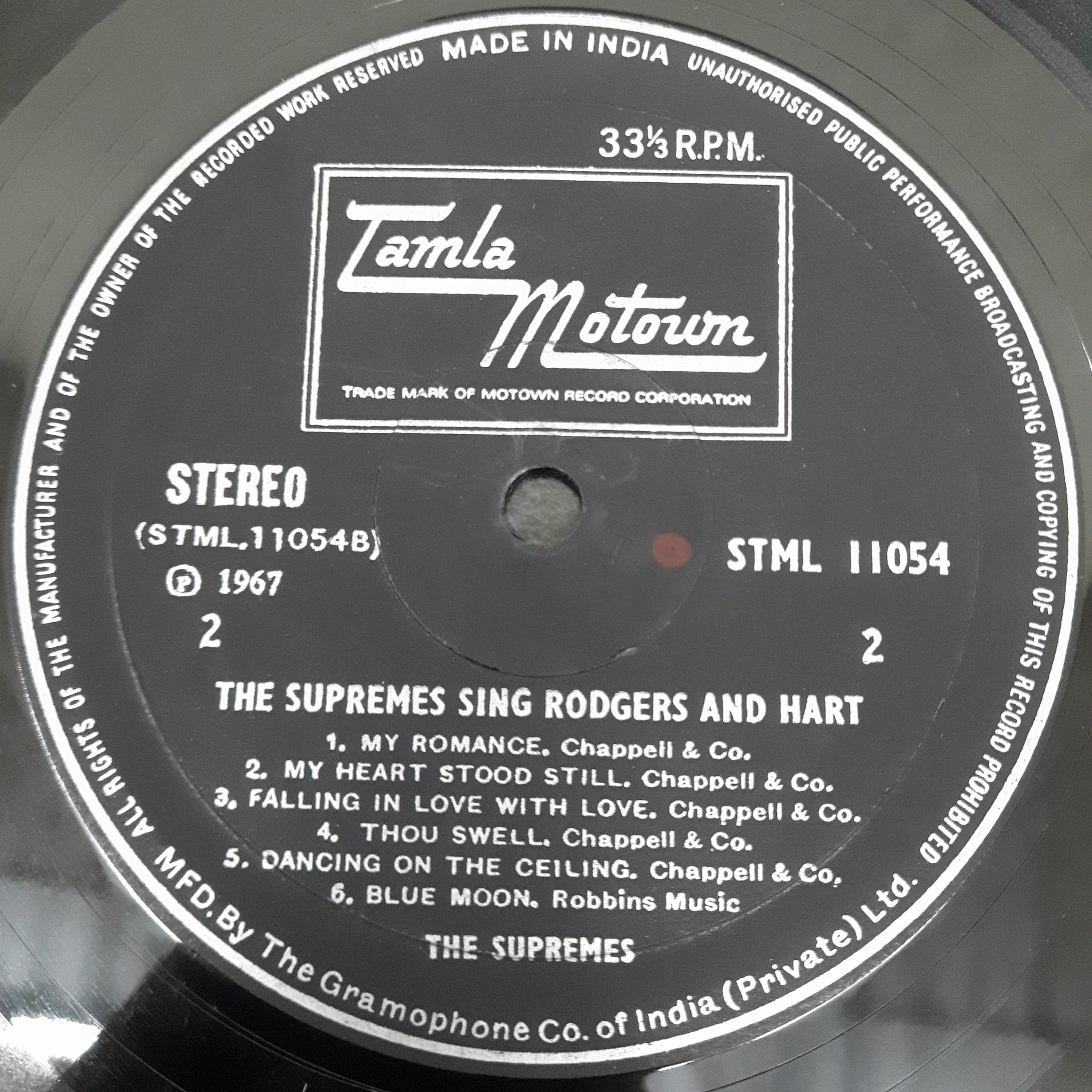 Supremes, The - The Supremes Sing Rodgers & Hart (Vinyl)