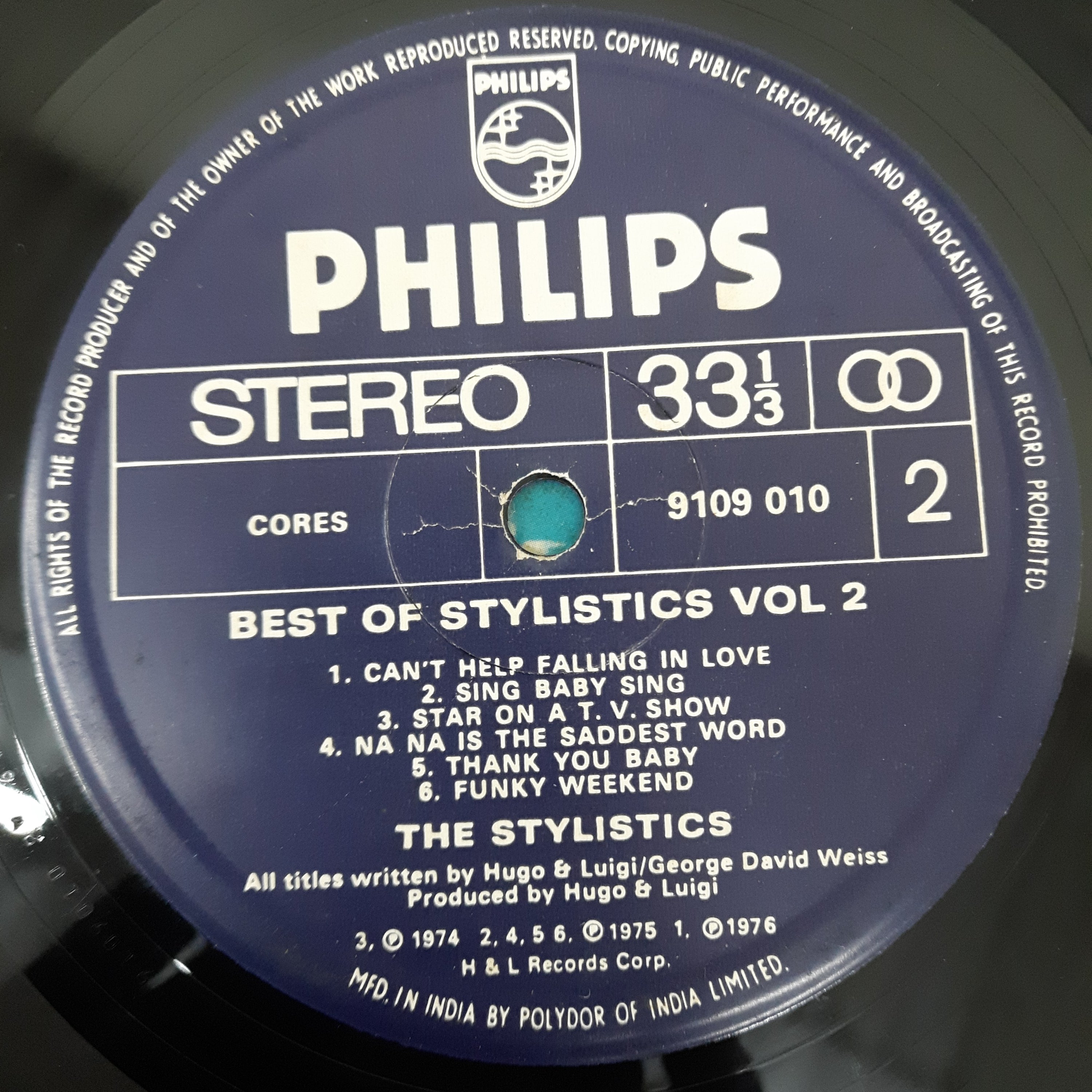 Stylistics, The - The Best Of The Stylistics Volume II (Weekend) (Vinyl)