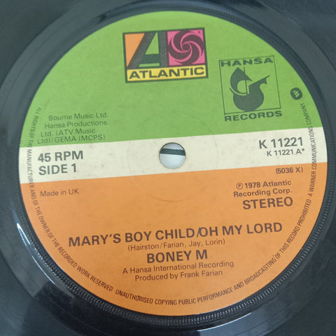 Boney M. - Mary's Boy Child / Oh My Lord (45-RPM)