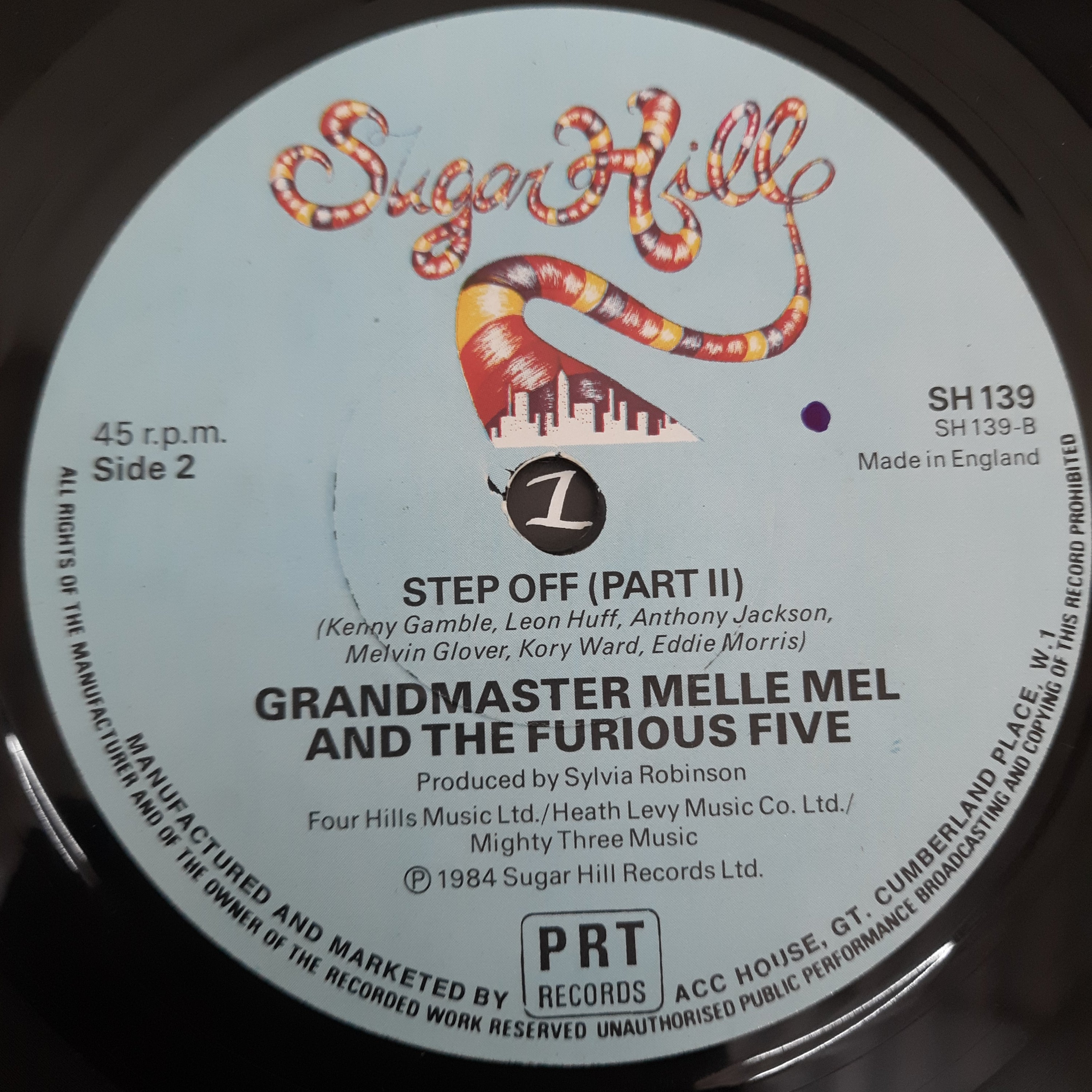 Grandmaster Melle Mel & The Furious Five - Step Off (45-RPM)