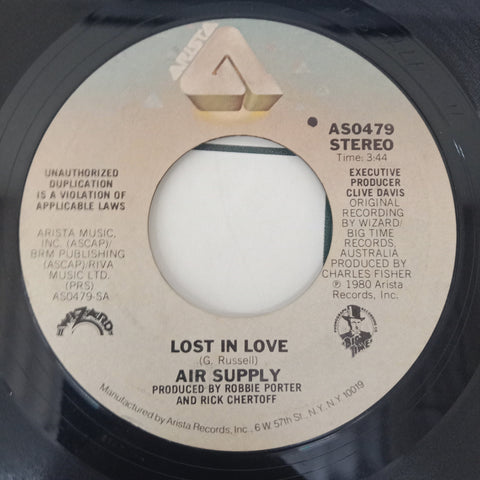Air Supply - Lost In Love (45-RPM)