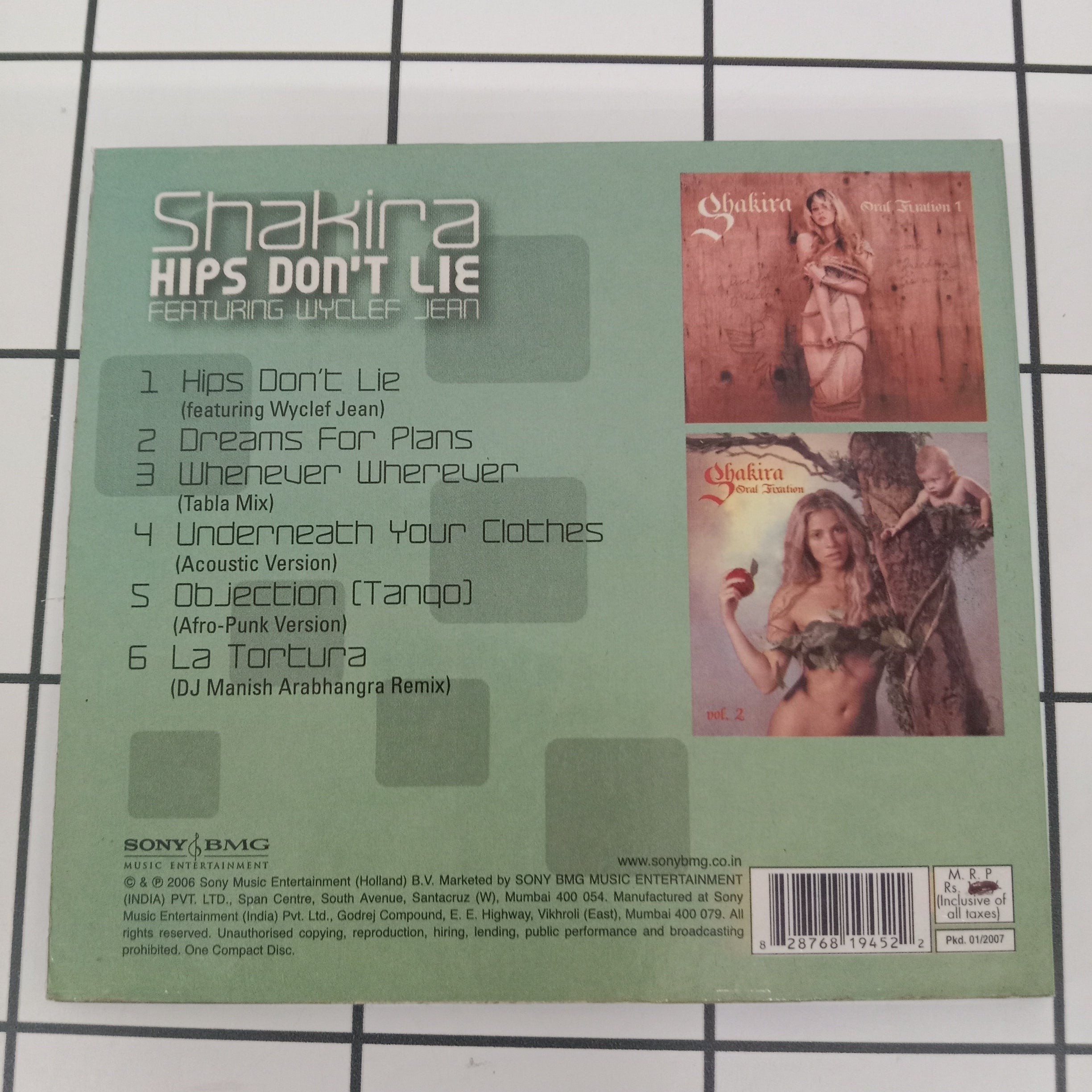 Shakira - Hips Don't Lie (CD)