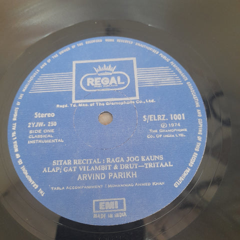 Arvind Parikh - Melodious Music On Sitar (Vinyl)