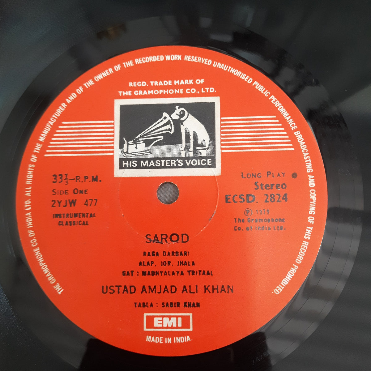 Amjad Ali Khan - Raga Darbari (Vinyl)