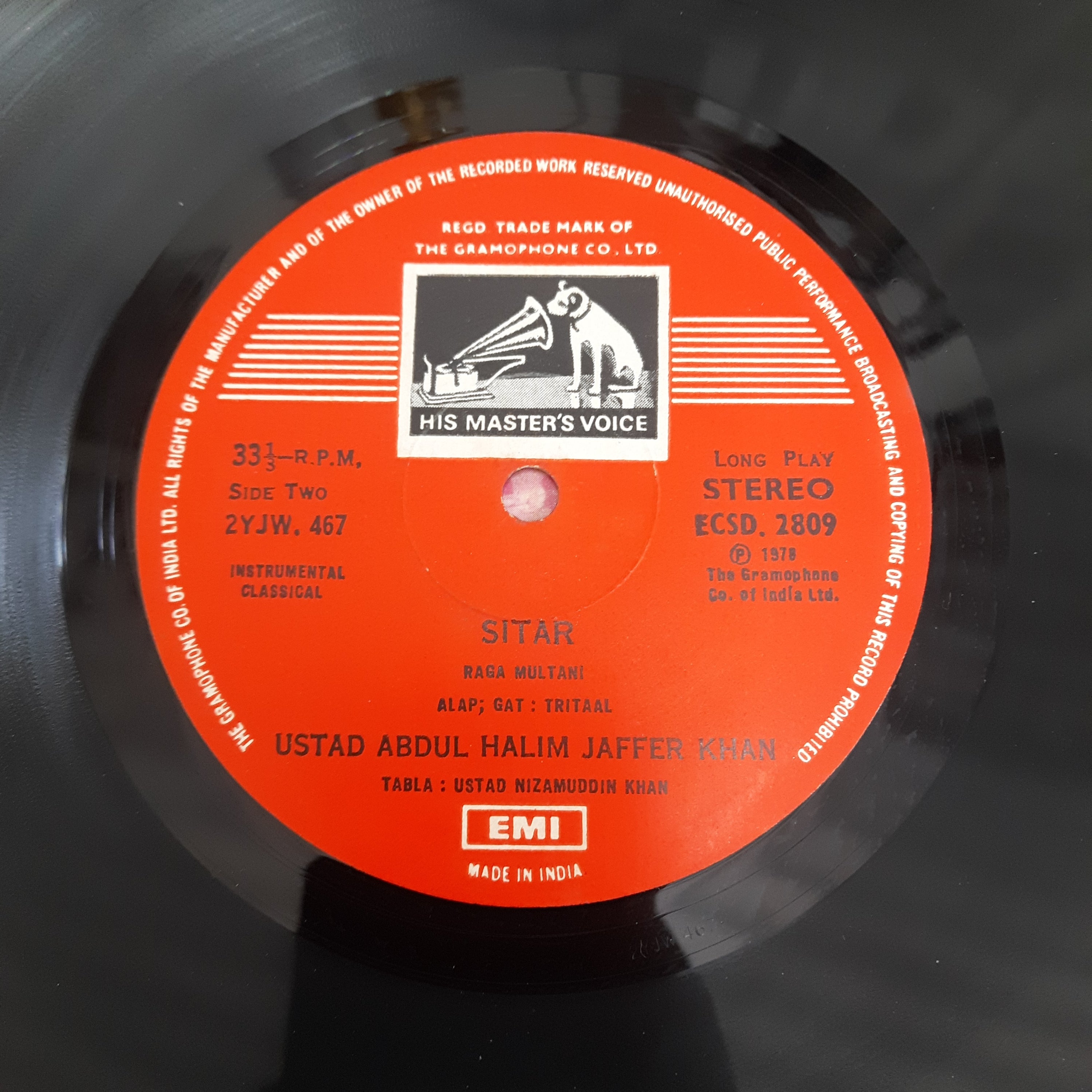 Abdul Halim Jaffer Khan - Enchanting Sitar (Vinyl)