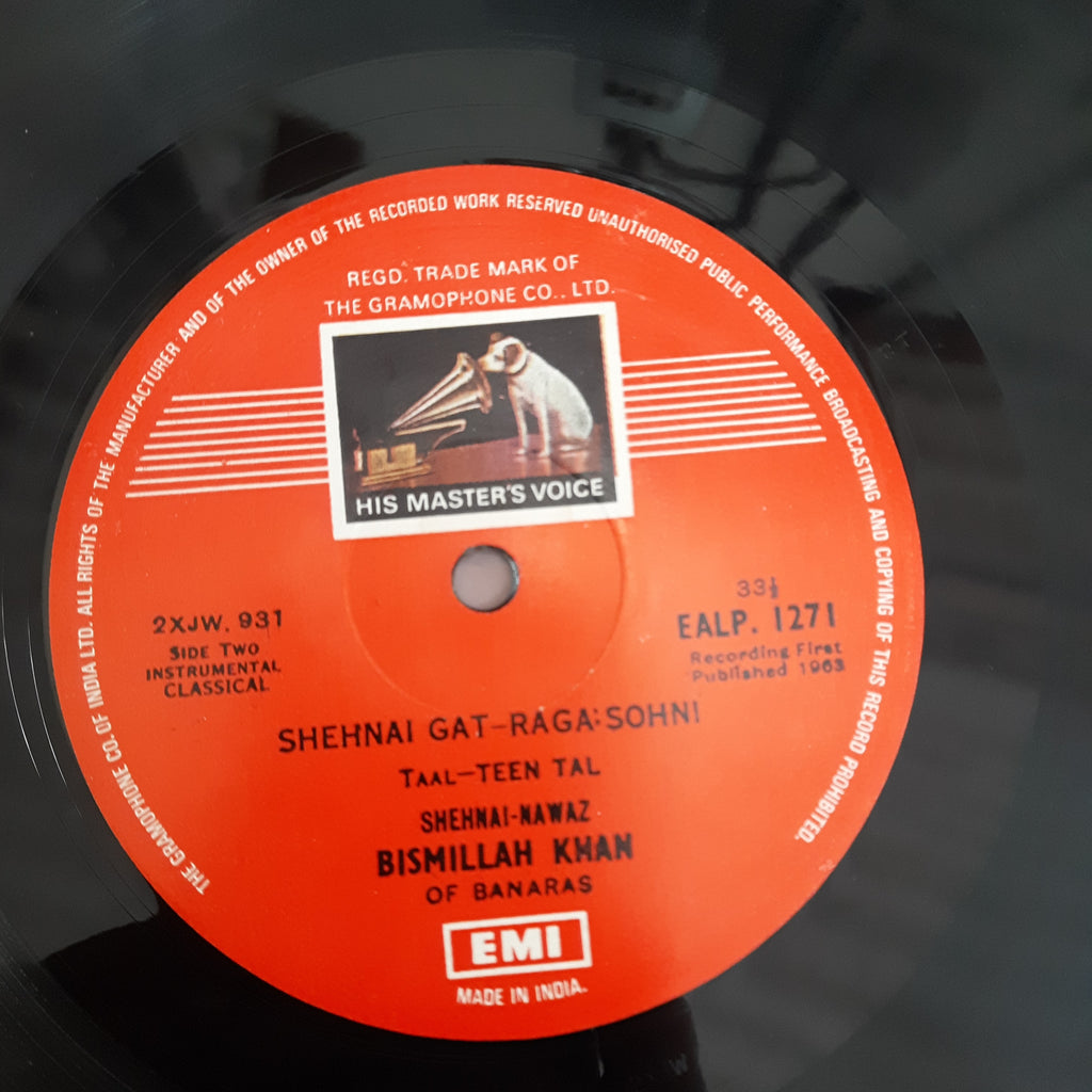 Bismillah Khan - Raga Bageshri / Raga Sohoni (Vinyl)