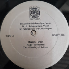 Alathur Srinivasa Iyer, L. Subramaniam, Palghat T.S. Mani Iyer - Alathur Srinivasa Iyer, Dr. L. Subramaniam, Palghat T.S. Mani Iyer (Vinyl) (2 LP)