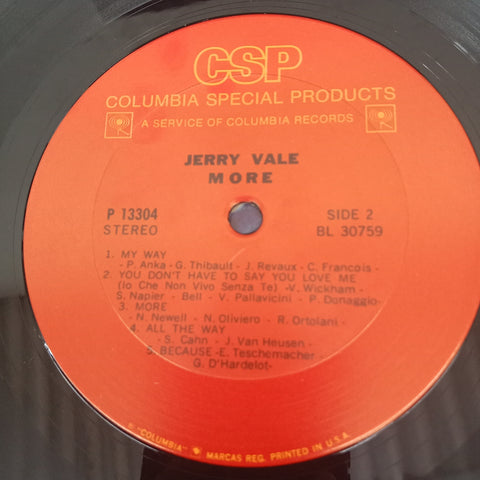 Jerry Vale - More (Vinyl)