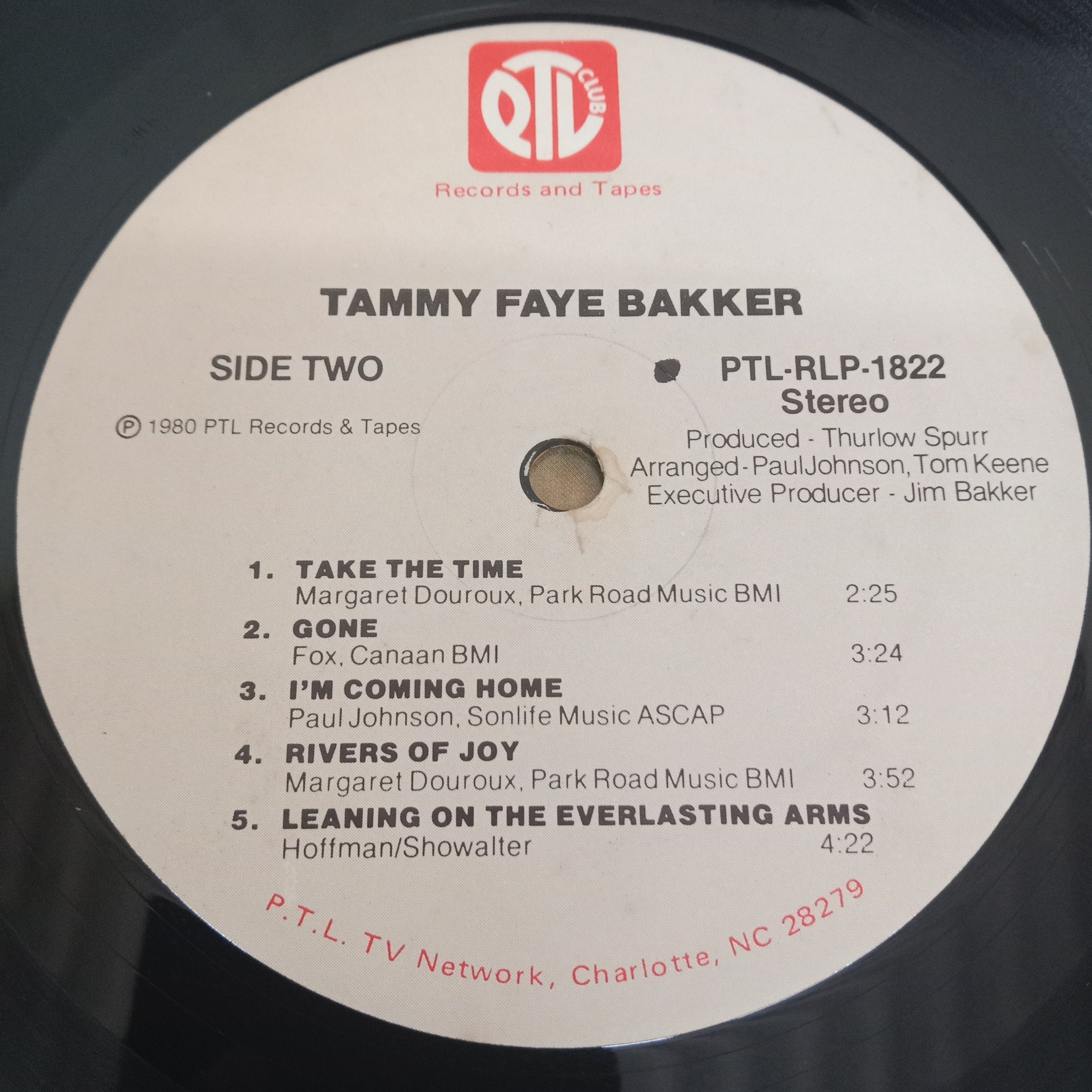 Tammy Faye Bakker – The Lord's On My Side (Vinyl)