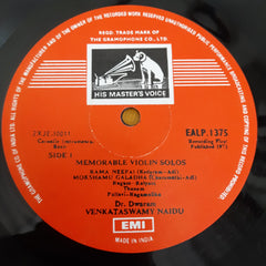 Dwaram Venkataswamy Naidu - Memorable Violin Solos (Vinyl)