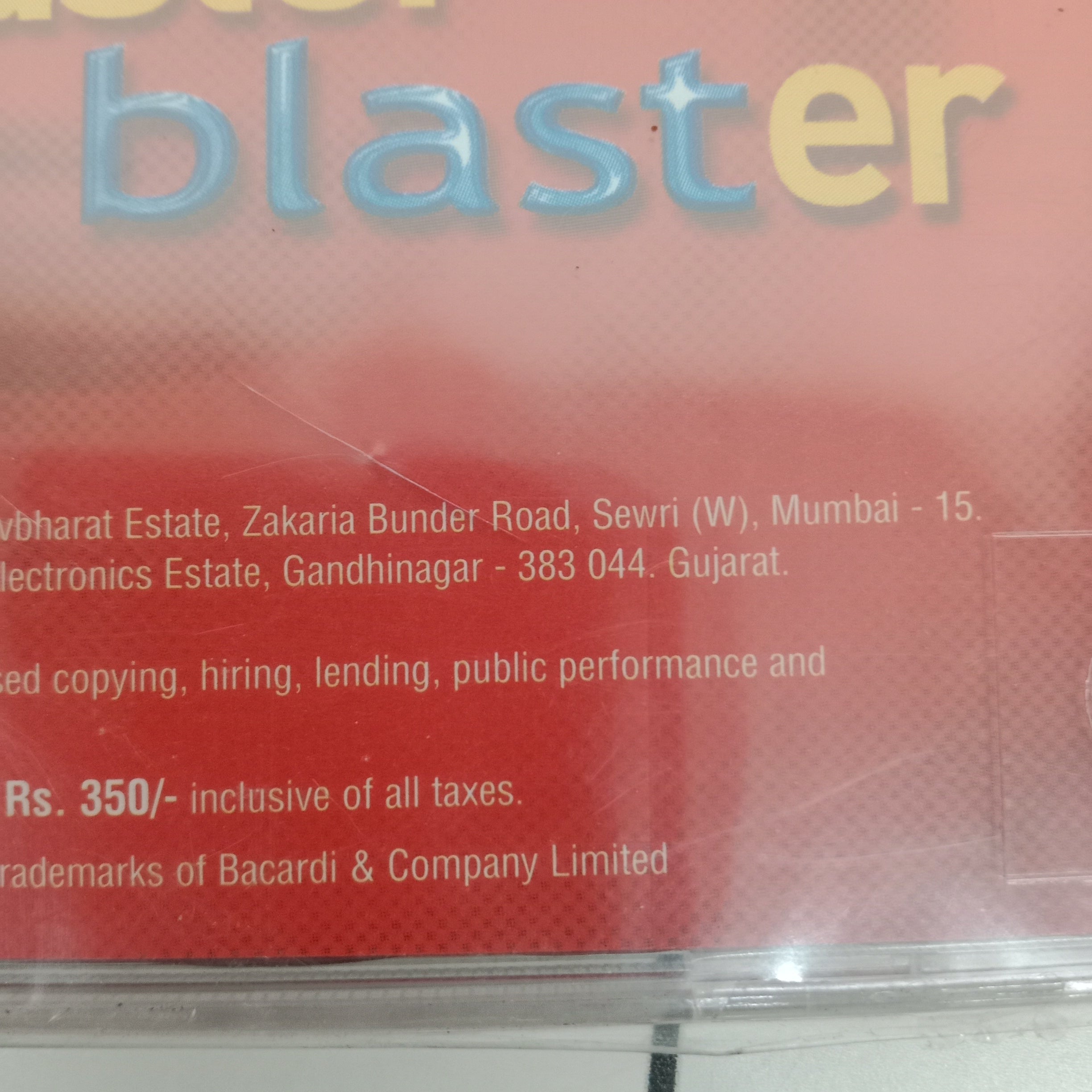 Bacardi Blast - Master Blaster (CD)