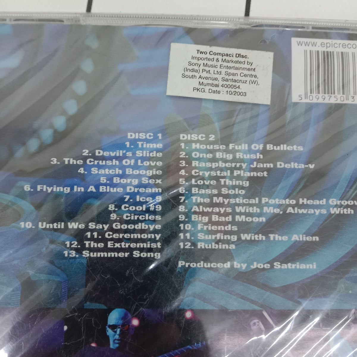 Joe Satriani - Live In San Francisco (CD)