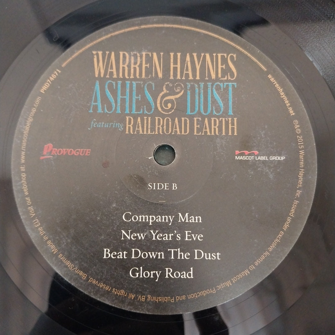 Warren Haynes Featuring Railroad Earth - Ashes & Dust (Vinyl) (2)