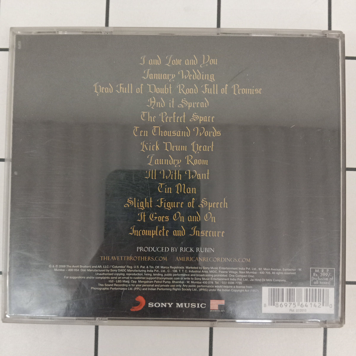 The Avett Brothers - I And Love And You (CD)