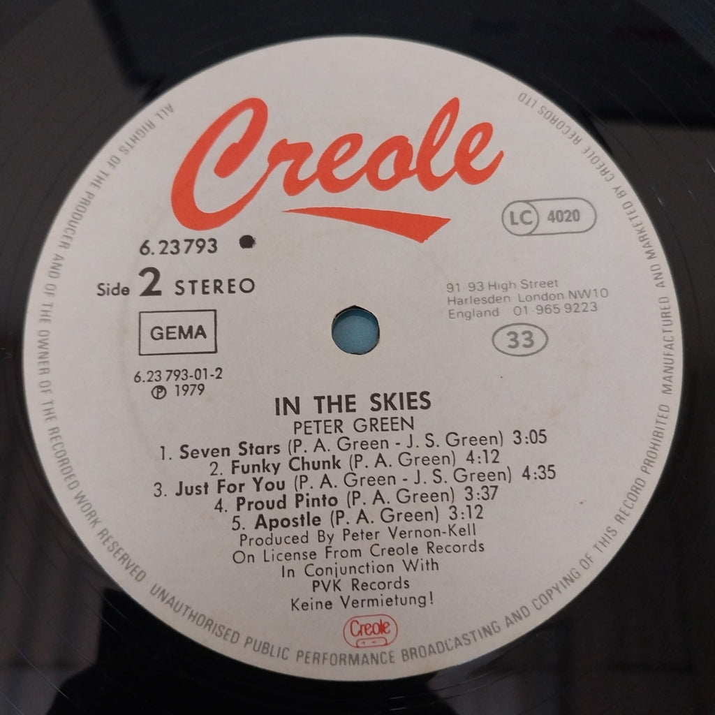 Peter Green (2) - In The Skies (Vinyl)