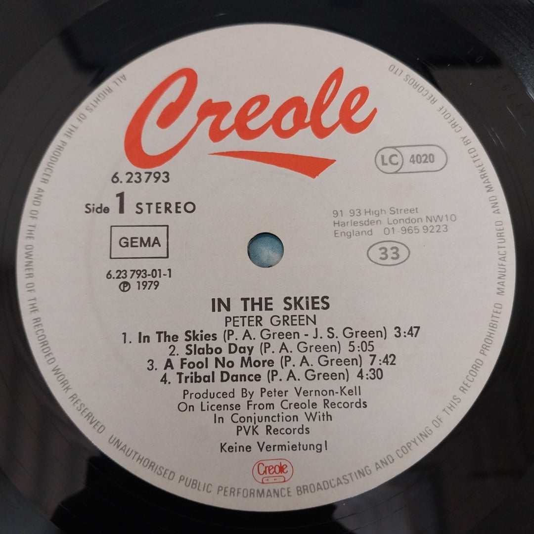 Peter Green (2) - In The Skies (Vinyl)