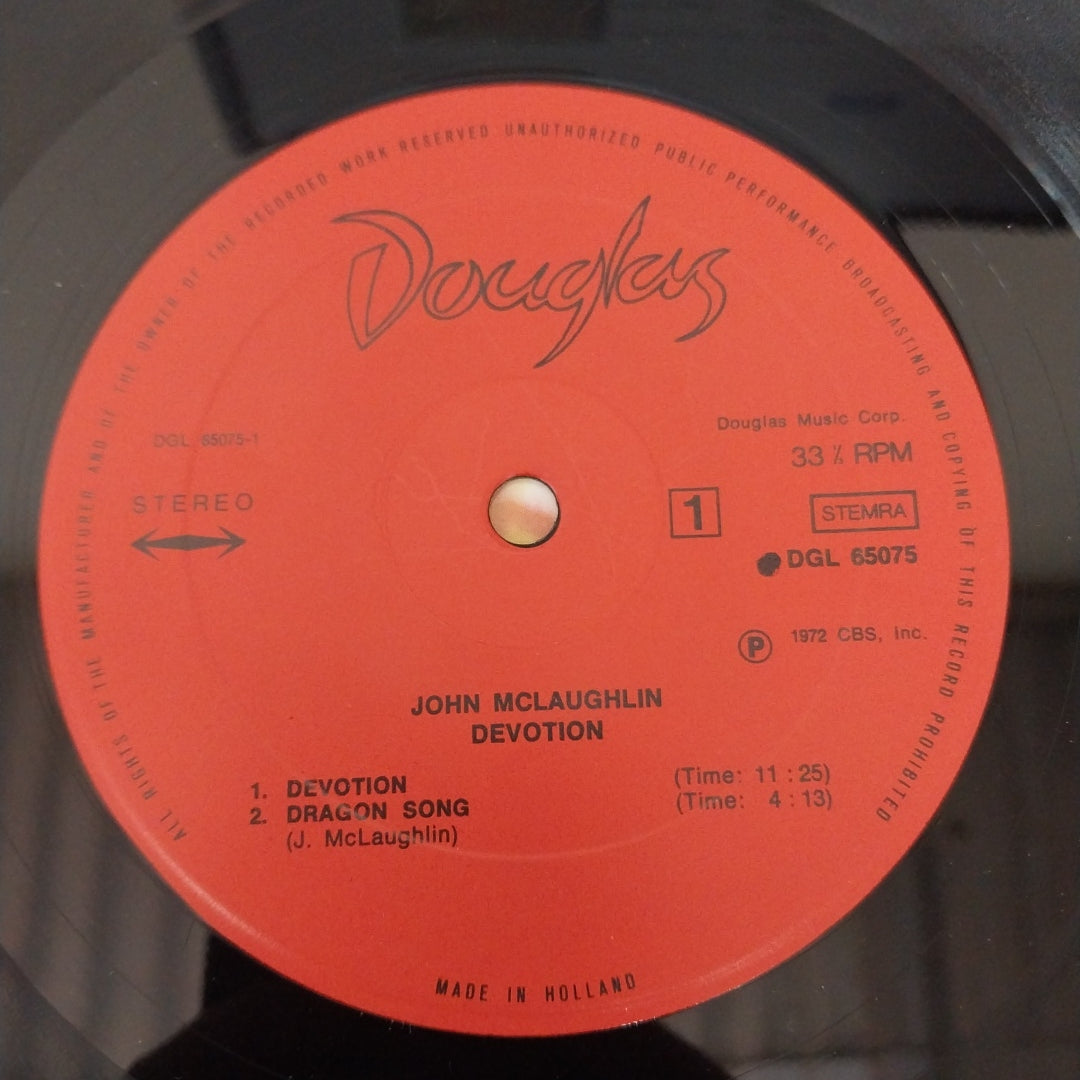 John McLaughlin - Devotion (Vinyl)