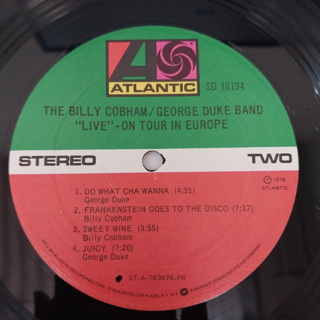 Billy Cobham / George Duke Band, The - "Live" On Tour In Europe (Vinyl)