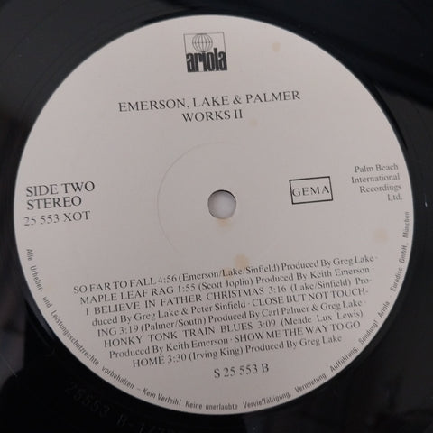 Emerson, Lake & Palmer - Works Volume 2 (Vinyl)