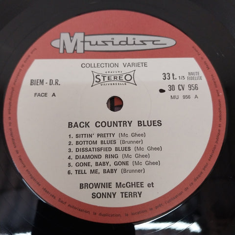 Sonny Terry & Brownie McGhee - Back Country Blues (Vinyl)