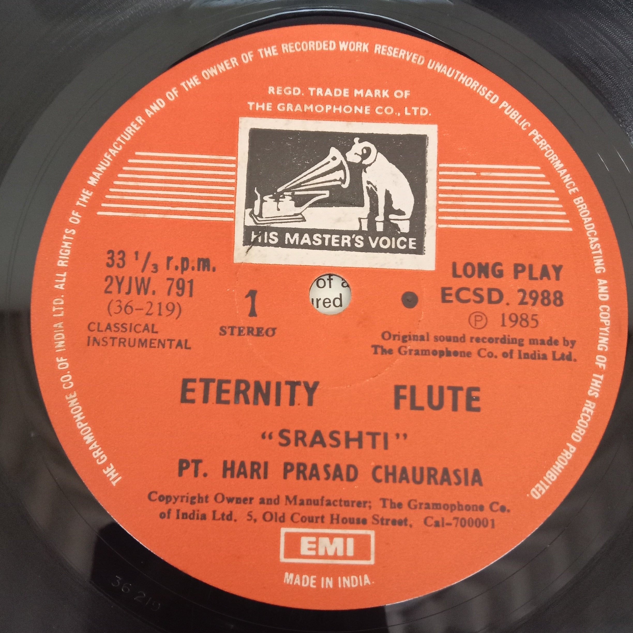 Hariprasad Chaurasia - Eternity (Vinyl)