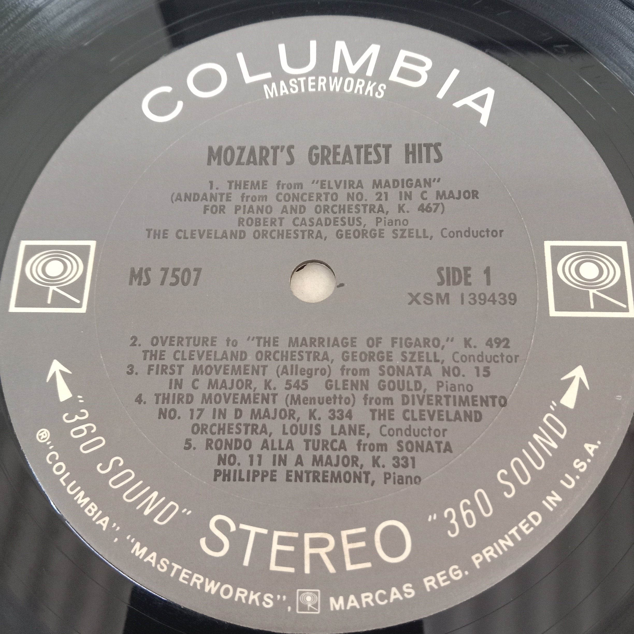 Wolfgang Amadeus Mozart - Mozart's Greatest Hits (Vinyl)