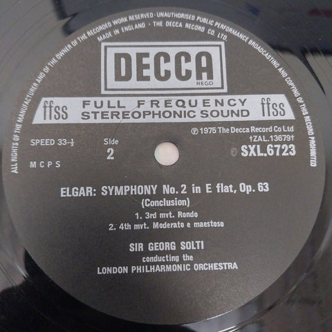Sir Edward Elgar, London Philharmonic Orchestra, Georg Solti - Symphony No.2 (Vinyl)