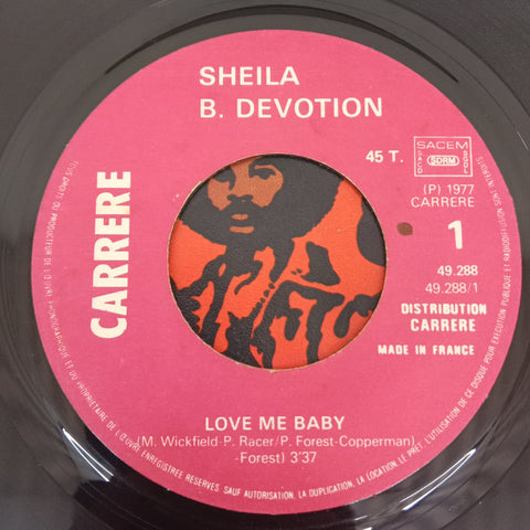 Sheila & B. Devotion - Love Me Baby (45-RPM)