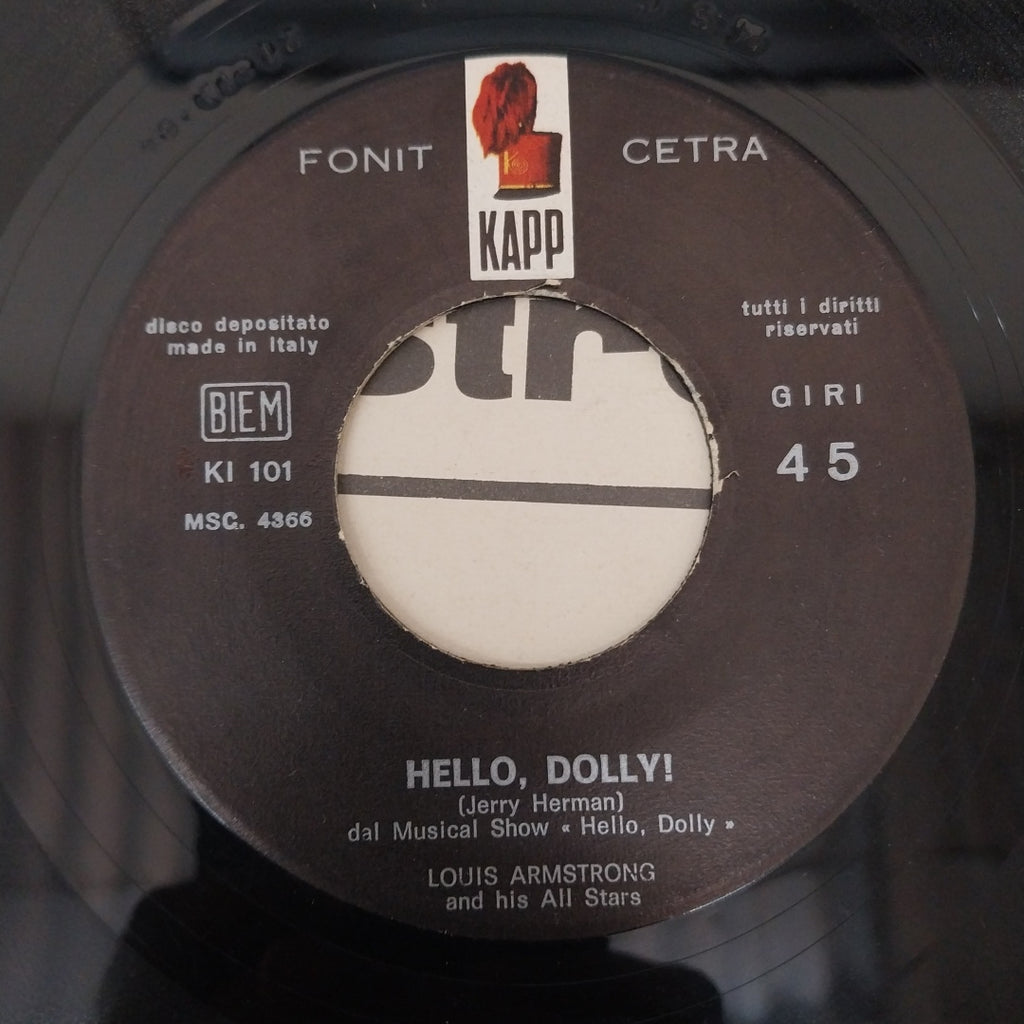 Louis Armstrong - Hello, Dolly! / Be My Life's Companion (45-RPM)