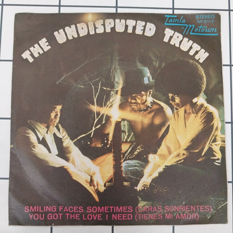 Undisputed Truth, The - Smiling Faces Sometimes = Caras Sonrientes (45-RPM)